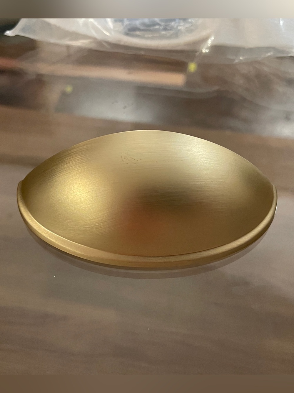 Sleek Metallic Oval Handles | Cabinet Door Closet | Gold Finish | Set of 2 | NWT